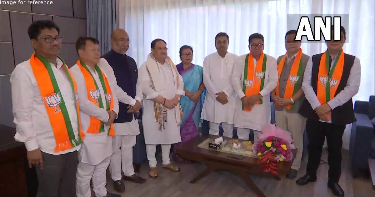 5 JDU MLAs from Manipur join BJP in presence of JP Nadda